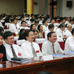 Đoàn đại biểu NHCSXH dự Đại hội
