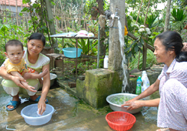 Chương trính tín dụng nước sạch và vệ sinh môi trường nông thôn giúp người dân nâng cao chất lượng cuộc sống