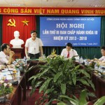 Đồng chí Dương Quyết Thắng - Bí thư Đảng ủy, Ủy viên HĐQT, Tổng giám đốc NHCSXH phát biểu chỉ đạo Hội nghị