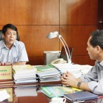Phó Tổng giám đốc NHCSXH Nguyễn Văn Lý trả lời phỏng vấn Báo Công an Nhân dân