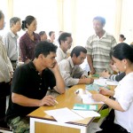 Cho vay hộ nghèo tại Điểm giao dịch xã Xuân Bắc, huyện Xuân Lộc
