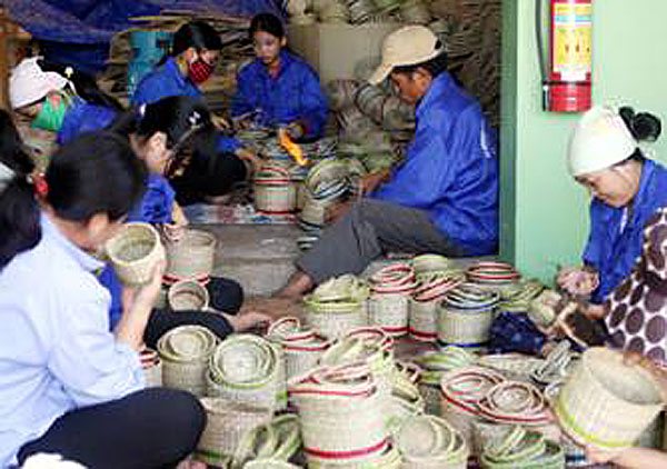 Tín dụng ưu đãi giải quyết cho nhiều lao động nông nhàn vùng nông thôn của tỉnh Ninh Bình Ảnh: Trần Quốc