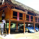 Anh Lương Văn Trường ở thôn 4, xã Bằng Cốc xây được nhà sàn bê tông từ việc sử dụng hiệu quả đồng vốn vay ưu đãi