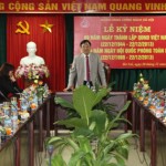 Đồng chí Dương Quyết Thắng - Tổng giám đốc phát biểu tại buổi lễ