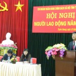 Đồng chí Nguyễn Văn Lý phát biểu