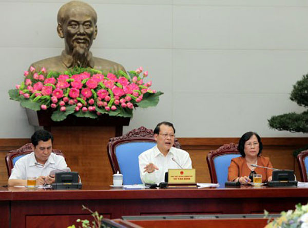 Phó Thủ tướng Vũ Văn Ninh nhấn mạnh những chính sách đã ban hành phải đảm bảo nSguồn kinh phí thực hiện.