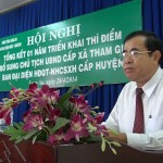 Ông Trần Hữu Phước - Phó Chủ tịch UBND tỉnh Long An phát biểu tại Hội nghị