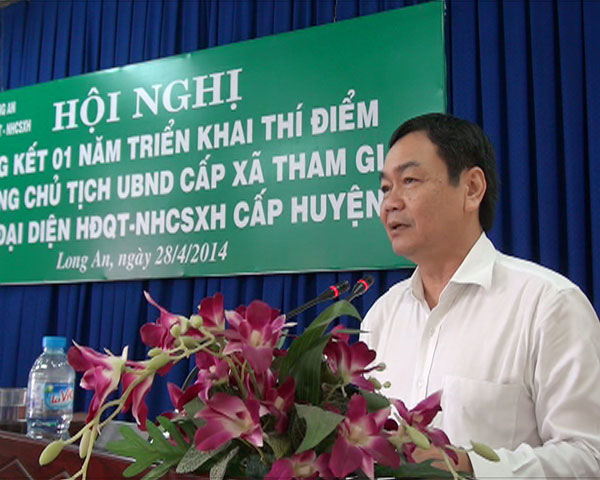 Phó Tổng Giám đốc Võ Minh Hiệp phát biểu tại Hội nghị