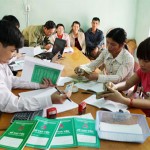 NHCSXH tỉnh Thái Bình cho vay hộ nghèo và các đối tượng chính sách khác tại Điểm giao dịch xã