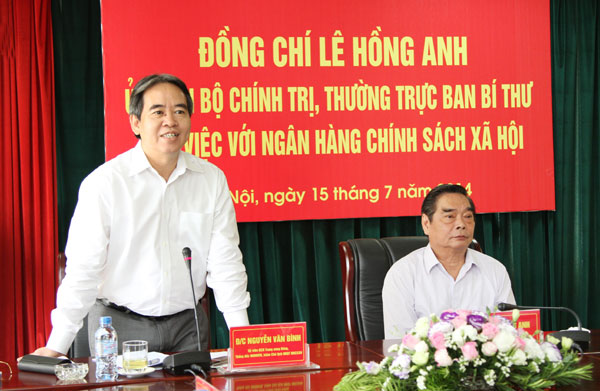 Thống đốc NHNN Nguyễn Văn Bình - Chủ tịch HĐQT NHCSXH