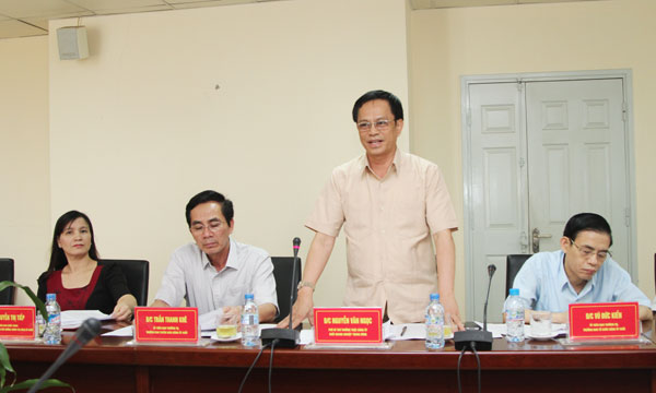 Đồng chí Nguyễn Văn Ngọc - Phó Bí thư Thường trực Đảng ủy Khối Doanh nghiệp Trung ương phát biểu kết luận