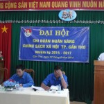 Giám đốc chi nhánh TP. Cần Thơ Huỳnh Văn Thuận phát biểu chỉ đạo Đại hội