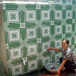 Bà Ngụy Hằng Nga ở xã Tư Mại phấn khởi được sử dụng nguồn nước sạch
