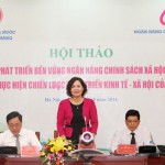 Phó Thống đốc NHNN Nguyễn Thị Hồng phát biểu