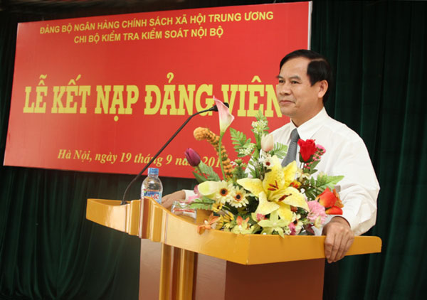 Đồng chí Nguyễn Đức Vui phát biểu
