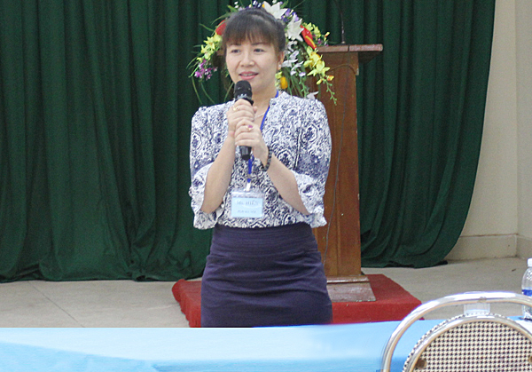 Bà Đỗ Thanh Hiền tiếp thu ý kiến chỉ đạo của Tổng Giám đốc