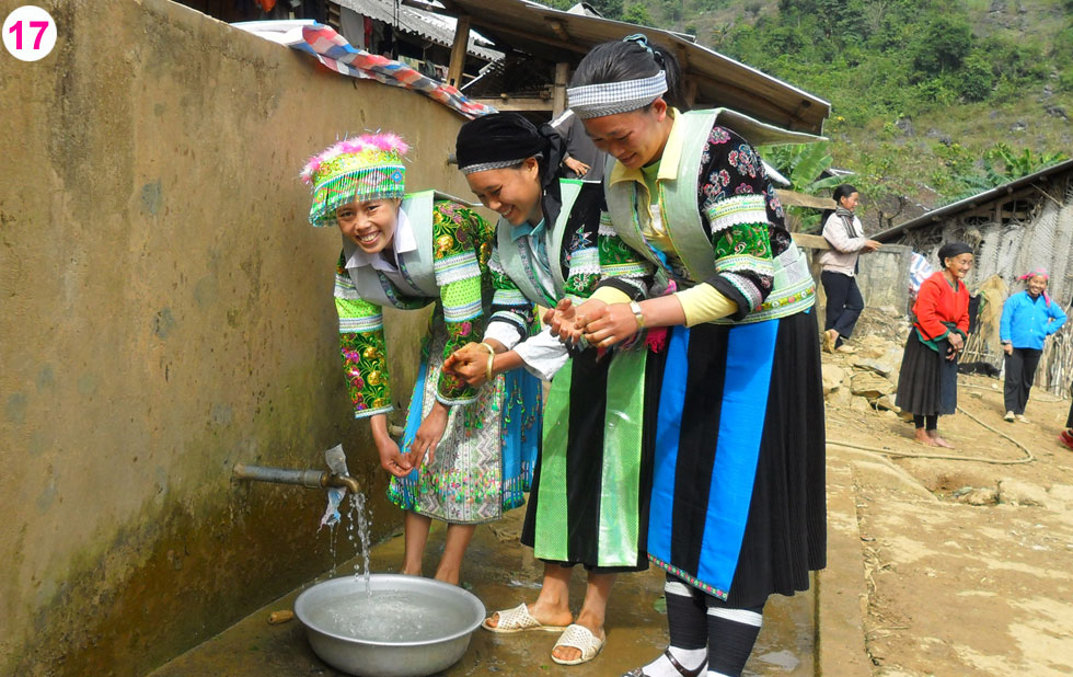Nước sạch đã về với bà con các dân tộc trong tỉnh Cao Bằng