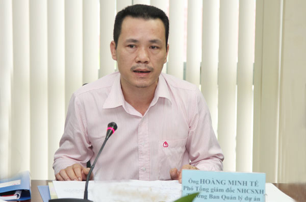 Phó Tổng Giám đốc Hoàng Minh Tế phát biểu