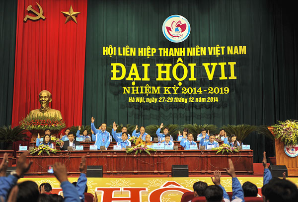 Đoàn Chủ tịch Đại hội đại biểu toàn quốc Hội LHTN Việt Nam lần thứ VII