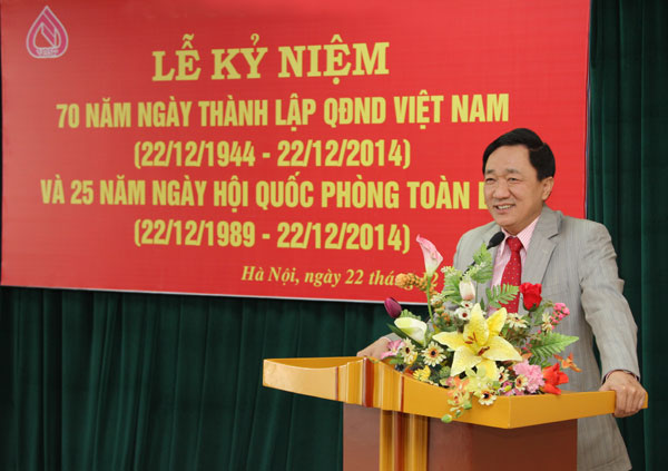Tổng Giám đốc Dương Quyết Thắng phát biểu chúc mừng