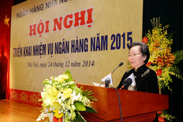 Phó Chủ tịch nước Nguyễn Thị Doan phát biểu tại Hội nghị