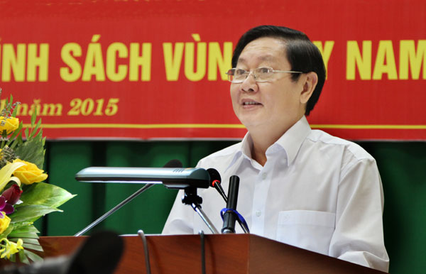Phó Trưởng Ban Kinh tế TW Lê Vĩnh Tân triển khai Chỉ thị số 40-CT/TW của Ban Bí thư TW Đảng