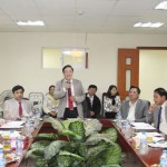 Tổng Giám đốc Dương Quyết Thắng làm việc tại NHCSXH TP. Hà Nội