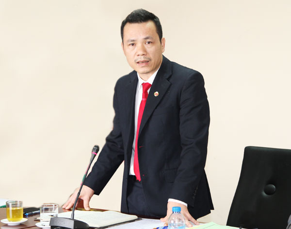 Phó Tổng Giám đốc Hoàng Minh Tế phát biểu tại Hội nghị