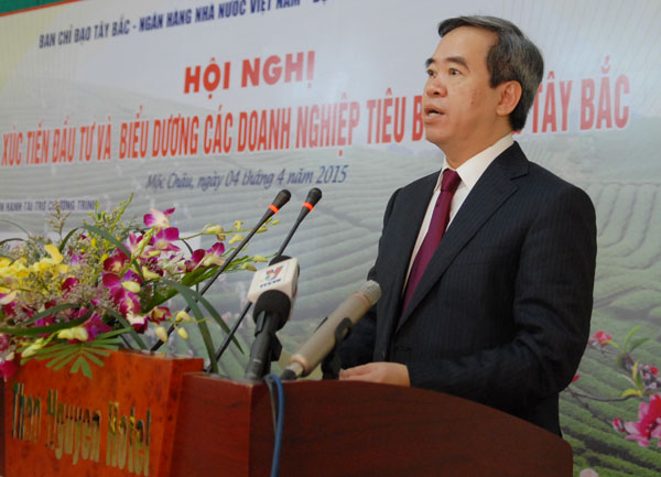 Thống đốc NHNN Nguyễn Văn Bình phát biểu