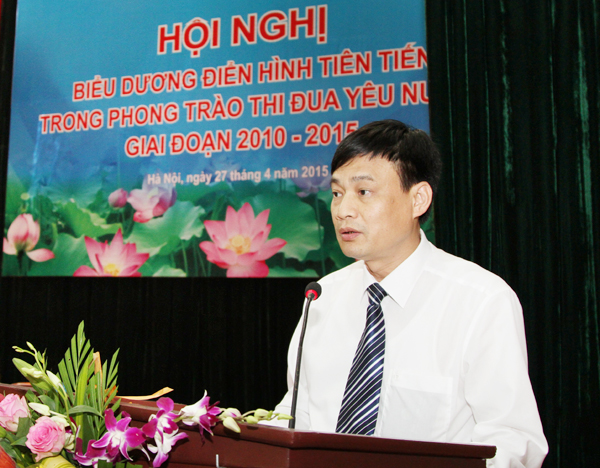 Phó Tổng giám đốc Bùi Quang Vinh phát biểu tại Hội nghị