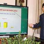 Nguyễn Quốc Tâm đang đứng lớp triển khai ứng dụng tin học