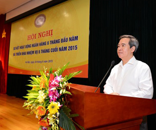 Thống đốc NHNN Nguyễn Văn Bình phát biểu chỉ đạo Hội nghị