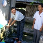 Công trình nước sạch của gia đình ông Nguyễn Văn Duyến ở thôn Hưng Thủy, xã Tú Thịnh được xây dựng từ nguồn vốn ưu đãi