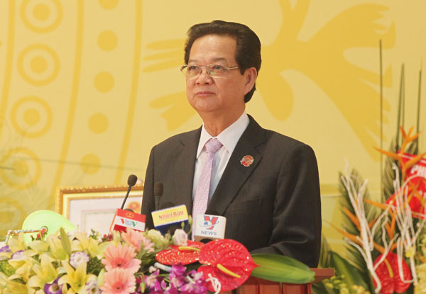 Thủ tướng Chính phủ Nguyễn Tấn Dũng phát biểu chỉ đạo tại Đại hội