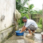 Nhờ có nguồn vốn vay NS&VSMT, nhiều hộ dân ở xã Đồng Xuân, huyện Thanh Ba được sử dụng các công trình nước sạch