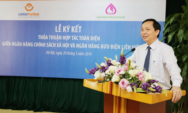 Phó Thống đốc NHNN Việt Nam, Đào Minh Tú phát biểu tại Lễ ký kết