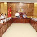 Tổng Giám đốc Dương Quyết Thắng phát biểu tại buổi làm việc với lãnh đạo tỉnh Lai Châu