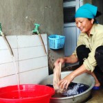 Nhờ có nguồn vốn vay nước sạch và vệ sinh môi trường nông thôn, nhiều hộ dân ở xã Yên Sơn, thành phố Tam Điệp được sử dụng nước sạch trong sinh hoạt