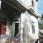 Ngôi nhà tránh lũ của gia đình Bà Nguyễn Thị Hương