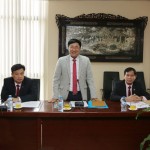 Đồng chí Dương Quyết Thắng - Tổng Giám đốc phát biểu tại buổi làm việc