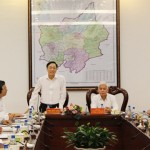 Tổng Giám đốc Dương Quyết Thắng phát biểu tại buổi làm việc với Lãnh đạo tỉnh Bình Phước