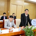 Đồng chí Nguyễn Đức Hải - Chủ nhiệm Ủy ban TCNS của Quốc hội phát biểu, ghi nhận và đánh giá cao hoạt động NHCSXH thời gian qua