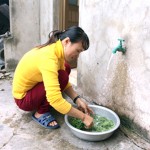 Nhờ vốn vay ưu đãi, gia đình chị Bùi Thị ánh ở xã Yên Lộc đã đầu tư xây dựng hệ thống nước sạch