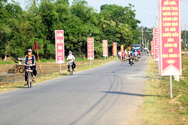 Những con đường liên thôn, liên xã được cải tạo, nâng cấp góp phần thay đổi diện mạo, xây dựng nông thôn mới tại huyện Hòa Vang