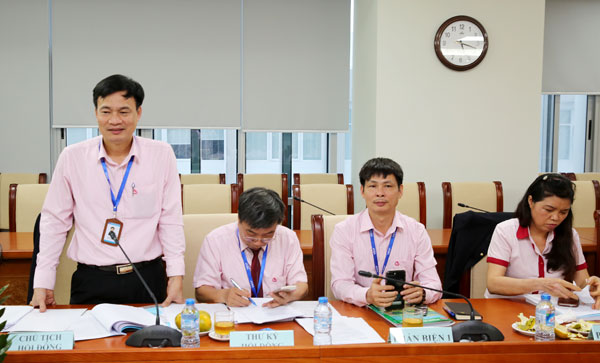 Phó Tổng Giám đốc Bùi Quang Vinh phát biểu và đánh giá cao đề tài