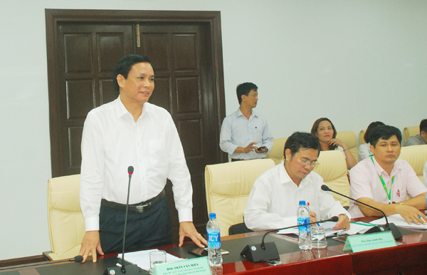 Đồng chí Trần Văn Miên - Phó Chủ tịch UBND TP Đà Nẵng phát biểu