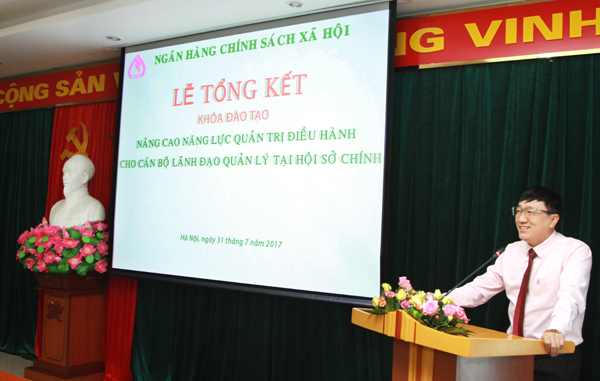 Tổng Giám đốc Dương Quyết Thắng phát biểu