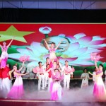 Tiết mục ca múa của đội thi tỉnh Đồng Nai được trình bày sinh động tại Hội thi