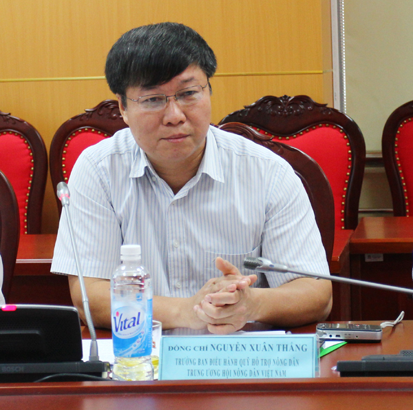 Trưởng Ban điều hành Quỹ Hỗ trợ nông dân Nguyễn Xuân Thắng