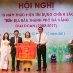 NHCSXH TP Đà Nẵng nhận Cờ thi đua của UBND thành phố